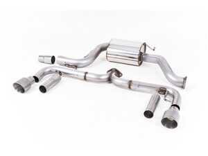ES#4858781 - SSXVW344 - Milltek Cat Back Exhaust - VW Beetle 2.0 TSI - Titanium Tips - 100% 304L Aircraft Grade stainless Steel - Non-resonated (louder). - Milltek Sport - Volkswagen
