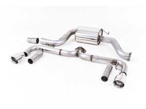 ES#4858783 - SSXVW343 - Milltek Cat Back Exhaust - VW Beetle 2.0 TSI - Polished Tips - 100% 304L Aircraft Grade stainless Steel - Non-resonated (louder). - Milltek Sport - Volkswagen