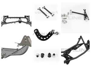 ES#4858787 - WAS-558 - Full Subframe + Wishbones Kit - FWD  - Sold for off-road, track and racing applications only. - Verkline - Audi Volkswagen