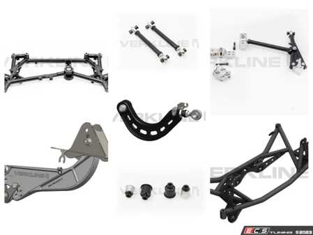 ES#4858787 - WAS-558 - Full Subframe + Wishbones Kit - FWD  - Sold for off-road, track and racing applications only. - Verkline - Audi Volkswagen