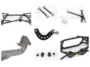 ES#4858796 - WAS-559 - Full Subframe + Wishbones Kit - AWD - Sold for off-road, track and racing applications only. - Verkline - Audi Volkswagen