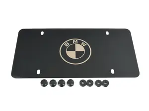 Roundel Marque Plate - Black
