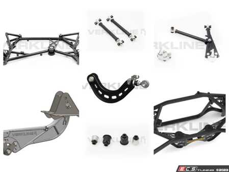 ES#4858829 - WAS-579 - Full Subframe + Wishbones Kit - AWD - Sold for off-road, track and racing applications only. - Verkline - Audi Volkswagen