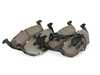 ES#3463365 - Z26-768A - Z26 Extreme Street Front Brake Pad Set - Carbon fiber and ceramic hybrid that resists fade to 1500 degrees. - Power Stop - Volkswagen
