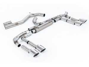 ES#4858834 - SSXAU1017 - Race Cat Back With Polished Ovals - For anyone looking to improve their sound and aesthetics - Milltek Sport - Audi