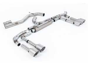 ES#4858842 - SSXAU1021 - Race Cat Back With GT-115 Brushed Titanium Tips - For anyone looking to improve their sound and aesthetics - Milltek Sport - Audi