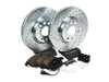 ES#3156726 - K2963 - Power Stop Z23 Evolution Sport Front Brake Kit (312mm) - A high-performance front axle upgrade featuring precision cross-drilled & slotted vented rotors, low-dust carbon-fiber ceramic pads, and replacement installation hardware. - Power Stop - Audi Volkswagen