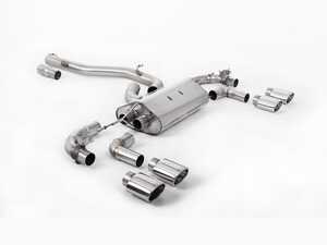 ES#4858878 - SSXVW643 - Milltek 3.15 Inch Valved Race Exhaust System - Polished Oval Tips - 100% 304L Aircraft Grade Stainless Steel - Non Resonated (Louder) with Polished Ovals - Milltek Sport - Volkswagen