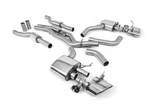 ES#4858884 - SSXAU940 - Resonated Cat-Back With Polished Oval Trims  - For anyone looking to improve their sound and aesthetics - Milltek Sport - Audi