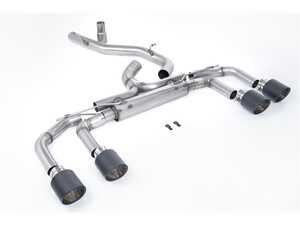 ES#4858590 - SSXVW702 - Milltek 80MM Race Non-Valved Catback  - With GT115 Carbon Fiber Tips - Milltek Sport - Volkswagen