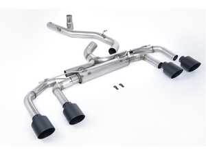 ES#4858587 - SSXVW705 - Milltek 80MM Race Non-Valved Catback  - With GT115 Cerakote Black Tips - Milltek Sport - Volkswagen