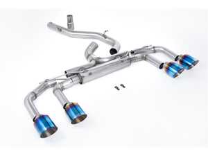 ES#4858594 - SSXVW706 - Milltek 80MM Race Non-Valved Catback  - With GT115 Burnt Titanium Tips - Milltek Sport - Volkswagen