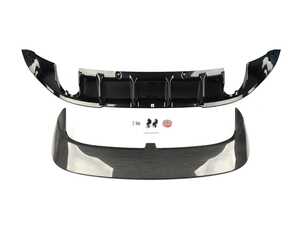 ES#4876123 - 019381EBKT - MK7.5 GTI Carbon Fiber Hatch Spoiler & Gloss Black Rear Diffuser - Add a sleek, sporty appearance to your MK7 with our carbon fiber hatch spoiler with Free Gloss Black Rear Diffuser - Enthusiast Bundles - Volkswagen