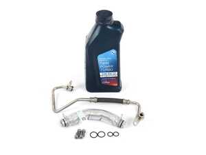ES#4772503 - 11427643175KT - Turbocharger Oil Line Kit - Replace leaking or damaged lines to ensure your turbos are well lubricated for long lasting life! - Genuine BMW - BMW