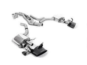 ES#4865804 - SSXAU863 - Resonated Axle-Back With Cerakote Black Oval Tips - For anyone looking to improve their sound and aesthetics - Milltek Sport - Audi