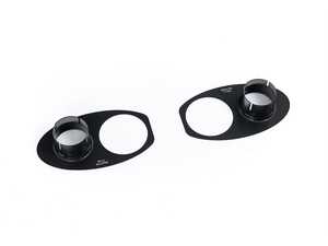 ES#4865808 - SSXAU905 - Optional Rear Trim Finisher Plates (Cerakote Black Finish)  - Covers the back of the floating trims - Milltek Sport - Audi