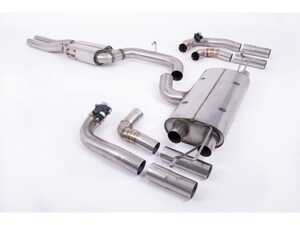 ES#4865809 - SSXAU966 - 80mm Resonated OPF/GPF Back Exhaust System - Motorsport pedigree. Superior quality. Excellent sound. Milltek Race exhaust for enhanced performance. - Milltek Sport - Audi