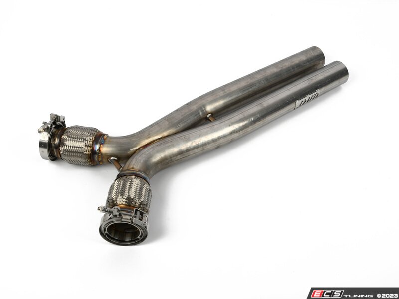 Underground Pipe Rasp JH Motorsports - JHM-B8DPXIBS25 - Exhaust - Downpipes With X-Pipe And ...