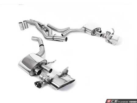 ES#4865885 - SSXAU862 - Resonated Axle-Back With Polished Oval Trims  - For anyone looking to improve their sound and aesthetics - Milltek Sport - Audi