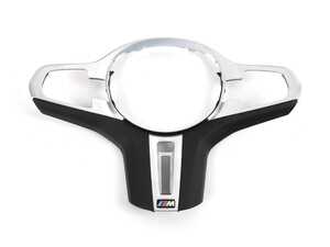ES#4183227 - 32308099790 - Decor Trim Cover -  Steering Wheel - Genuine BMW - BMW