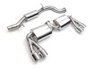 ES#4865973 - 30.02.50.2 - Stainless Steel Cat-Back Exhaust - Daily driving is void of intrusive cabin drones while an aggressively deep, rich sound is maximized during open throttle/high torque conditions. - Neuspeed - Audi