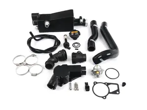 M52TU/M54 Heavy-Duty Expansion Tank With Mechanical Thermostat Conversion Kit & Silicone Radiator Hoses