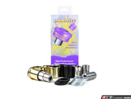 ES#4871205 - PF3-1401 - Polyurethane Rear Upper Control Arm Bushings - Made from 95A polyurethane with an inner steel strengthening cage and a stainless steel sleeve, increasing stiffness over OE by 60%. - Powerflex Black Series - Audi