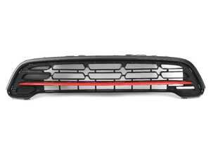 ES#4815825 - 51139812862GB - John Cooper Works Style Front Grille - Newer Style - Gloss Black  - Mount above the front bumper - Bremmen Parts - MINI