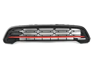 John Cooper Works Style Front Grille - Newer Style - Gloss Black 
