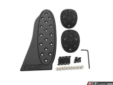 ES#4505216 - SP3MINIMTBLACK - ECS Performance Pedal Set - Manual Transmission  - Black anodized aluminum; designed with the enthusiast driver in mind. The right grip & slip where you need it. - ECS - MINI