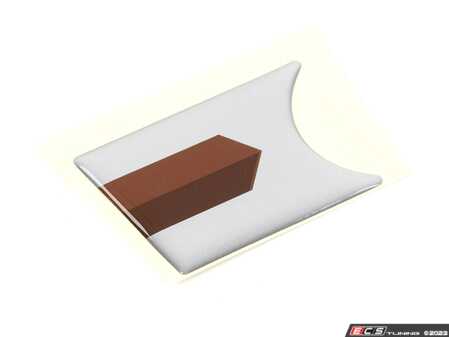 ES#79353 - 51147186154 - MINI Sidewalk Decal White - Front Portion Right  - Used on the side near the side turn signal - Genuine MINI - MINI