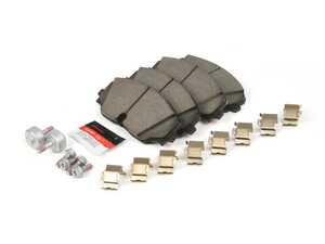 ES#4839871 - 3QF698151F - Front NAO Ceramic OE Equivalent Pad - Quality brake pads from an original equipment supplier, dust reduction - Brembo - Volkswagen