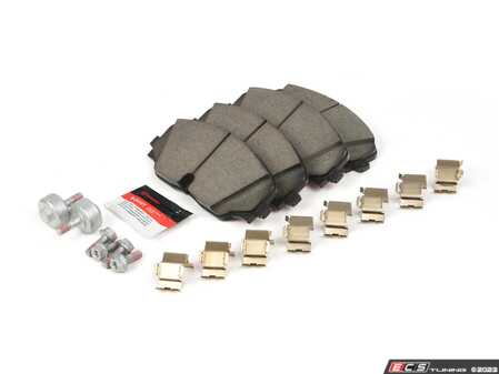 ES#4839871 - 3QF698151F - Front NAO Ceramic OE Equivalent Pad - Quality brake pads from an original equipment supplier, dust reduction - Brembo - Volkswagen