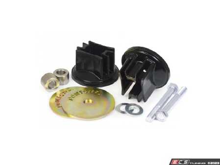ES#4871832 - PFR3-743BLK - Rear Diff Rear Bushing Inserts - Street  - Improves handling and control, upgrade to a more engaging driving experience. - Powerflex Black Series - Audi