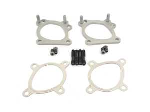 ES#4046113 - RS6UDPFBO - Downpipe Flange For RS6 or RS6-R Turbos - Pair (Bolt On) - This is a universal flange that will allow you to run RS6 style turbos (with OEM RS6 turbine bolt patterns) on your current K03-K04 flanged downpipes. Just bolt these flanges to the back of your turbos! - JH Motorsports  - Audi