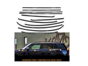 ES#4871858 - 51137444535KT - MINI Waistline| Beltline Piano Black Full Belt Line Kit Peel & Stick - F54 MINI CLubman 2016-2023 - Remove the chrome and get the blacked out look, lay over black chrome metal inserts - Bremmen Parts - MINI