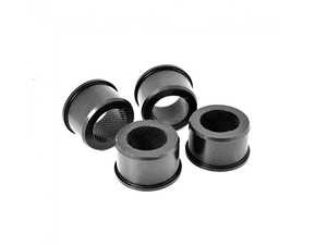 ES#2651815 - PFR57-409Bx2 - Race Polyurethane Trailing Arm Support Plate Bushings - Helps maintain proper suspension geometry for improved handling and less "rear steer" feeling - Powerflex Black Series - Porsche