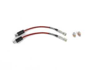 ES#4863939 - 045064LA02 - Exact-Fit Stainless Steel Brake Lines - Rear - DOT-compliant set of rear stainless steel brake lines for enhanced pedal feel and improved braking performance. - ECS - Audi