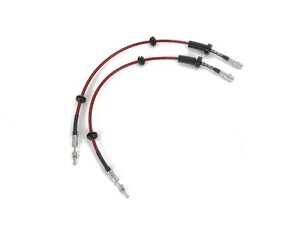 ES#4872198 - 045064LA01 - Exact-Fit Stainless Steel Brake Lines - Front - DOT-compliant set of front stainless steel brake lines for enhanced pedal feel and improved braking performance. - ECS - Audi