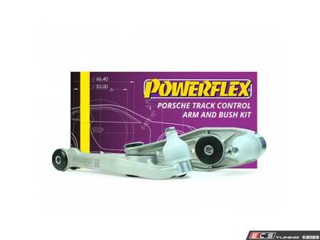 ES#4212908 - PF57K-1001BLK - Performance Polyurethane Track Control Arm Set - Black Series - Improves handling and control, upgrade to a more engaging driving experience - Powerflex Black Series - Porsche