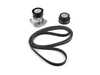 ES#2800748 - ADK0012P - Drive Belt Kit - Includes One (1) Drive Belt, One (1) Drive Belt Tensioner, and Two (2) Drive Belt Idler Pulleys. - Continental - Mercedes Benz