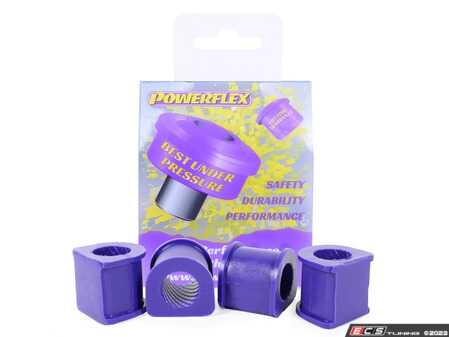 ES#2650431 - PFF57-403-22x4 - Performance Polyurethane Front Sway Bar Bushing Set - Stiffer bushings allow sway bars to work at their fullest potential - Powerflex - Porsche