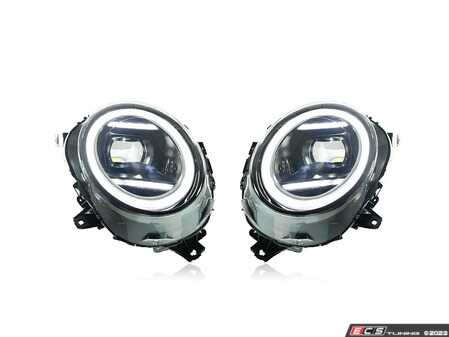 ES#4872094 - MINIF56HLF66 - Sequential Projector LED DRL Headlights - Pair   - F66 Style Full LED DRL and Amber Turn Signal, Driver and Passenger Side For your F55 F56 F57 F54 **Only Fit for MINI with OEM Halogen Head Light** - ZiZa - MINI