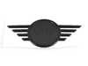 ES#4779065 - 51145A34129 - Hood Emblem Piano Black "Black Line" - Upgrade that faded or damaged chrome with new black line badge - Genuine MINI - MINI
