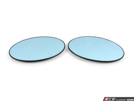 ES#3046094 - MR-MIR50a - Blind Spot Mirror - Set  - (NO LONGER AVAILABLE) - Eliminate your blind spots - Blue Tinted* CONVEX & Aspherical & Heated - ECS - MINI