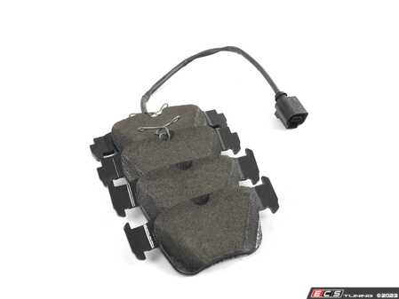 ES#4477157 - 8Y0698451B - Rear Brake Pad Set  - Includes Retaining Clips, does not include wear sensor - Genuine Volkswagen Audi - Audi