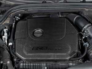 ES#4745292 - 003623ECS02AKT - Carbon Fiber Engine Top Cover -  LCI F55 F56 F57 F54 F60 - Add a flash of style and elegance under your hood with an ECS Tuning Carbon Fiber Engine Cover - ECS - MINI