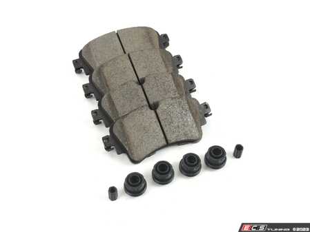 ES#4669237 - 17-1898 - Z17 Evolution Ceramic Rear Brake Pad Set - Low-dust and noise-free premium ceramic brake pads with hardware - Power Stop - Audi
