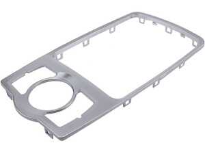 ES#4872239 - 4L0864260A - Shifter Trim - Chrome - Retaining trim frame for the shifter and MMI control knob - URO - Audi