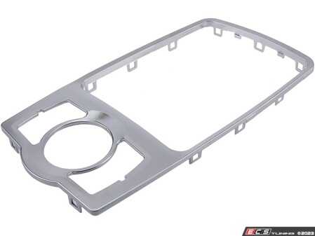 ES#4872239 - 4L0864260A - Shifter Trim - Chrome - Retaining trim frame for the shifter and MMI control knob - URO - Audi